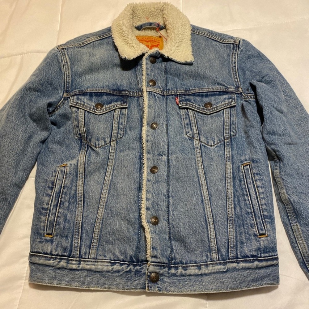 Pre-Owned Levi's Original Sherpa Trucker Jacket Size XS